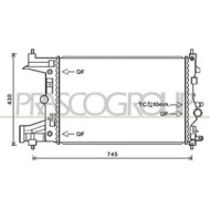 Radiatore Per Opel/vauxhall Astra J (p10) Dal 2009 Al 2011