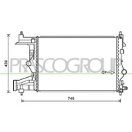 OP416R006_1.JPG Radiatore Per Opel/vauxhall Astra J (p10) Dal 2009 Al 2011