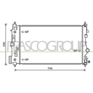 OP416R009_1.JPG Radiatore Per Opel/vauxhall Astra J (p10) Dal 2009 Al 2011