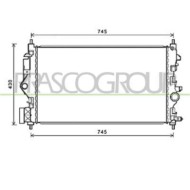 Radiatore Per Opel/vauxhall Astra J (p10) Dal 2012 Al 2015