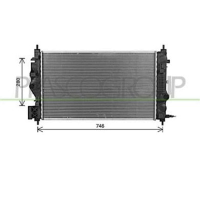 OP419R001_2.JPG Radiatore Per Opel/vauxhall Insignia A Dal 2009 Al 2013