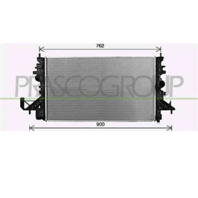 OP420R001_2.JPG Radiatore Per Opel/vauxhall Astra K (b16) Dal 2015 Al 2019