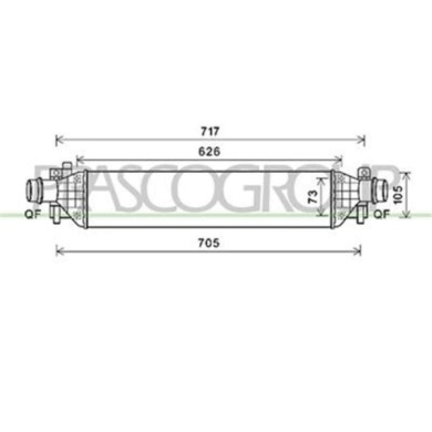 OP700N002_1.JPG Intercooler Per Opel/vauxhall Mokka Dal 2013 Al 2016