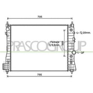 OP700R002_1.JPG Radiatore Per Opel/vauxhall Mokka Dal 2013 Al 2016