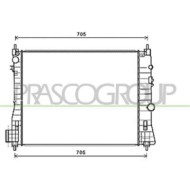 Radiatore Per Opel/vauxhall Mokka Dal 2013 Al 2016