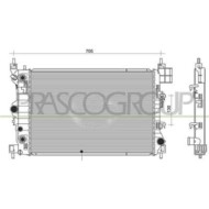 OP700R008_2.JPG Radiatore Per Opel/vauxhall Mokka Dal 2013 Al 2016