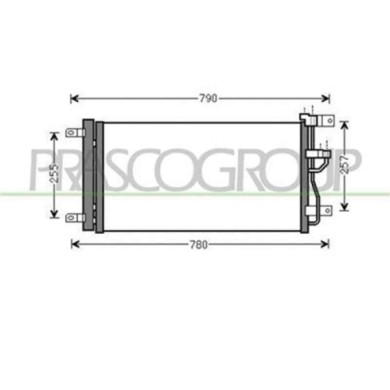 OP810C002_1.JPG Condensatore Per Opel/vauxhall Antara Dal 2006 Al 2010