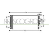 Condensatore Per Opel/vauxhall Antara Dal 2006 Al 2010