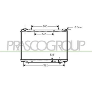OP860R005_1.JPG Radiatore Per Opel/vauxhall Frontera B Dal 1996 Al 2004