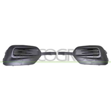 OP9122125_2.JPG Kit Griglie Paraurti Anteriore Nere Senza Sede Fendi (destra+sinistra) 2 Pezzi Per Opel/vauxhall Combo E Van Dal
