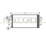 Condensatore Per Opel/vauxhall Movano Dal 2010 Al 2014