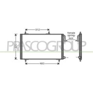 PG009C002_1.JPG Condensatore Per Peugeot 206 Dal 1998 Al 2009