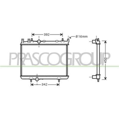 PG009R016_1.JPG Radiatore Per Peugeot 206 Dal 1998 Al 2009