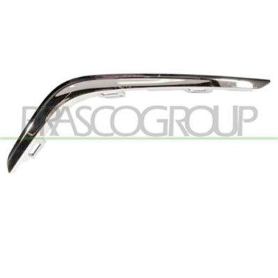 GUIDA_ALLA_SCELTA.JPG Profilo Cromato Sinistro Griglia Paraurti Anteriore Per Peugeot 107 Dal 2012 Al 2013