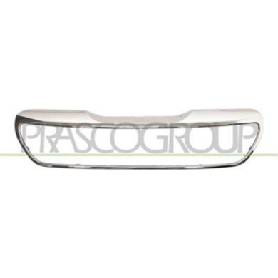 PG2062305_1.JPG Cornice Griglia Cromata Per Peugeot 108 Dal 2014