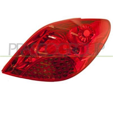 GUIDA_ALLA_SCELTA.JPG Fanale Posteriore Destro Senza Porta Lampada Per Peugeot 207 Dal 2006 Al 2009