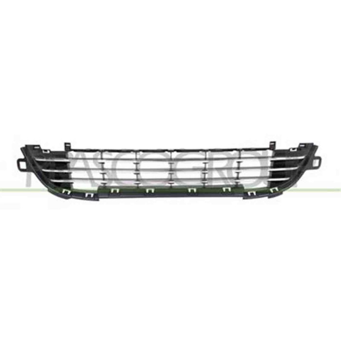 PG3242131_2.JPG Griglia Inferiore Con Modanature Cromate Per Peugeot 207 Dal 2009 Al 2012