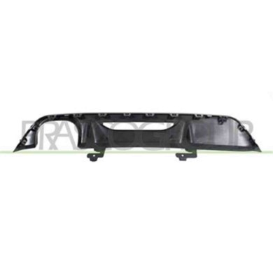 PG3301861_1.JPG Spoiler Paraurti Posteriore Nero Lucido Con Scarico Doppio A Destra Per Peugeot 208 Dal 2019