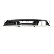 Spoiler Paraurti Posteriore Nero Lucido Con Scarico Doppio A Destra Per Peugeot 208 Dal 2019