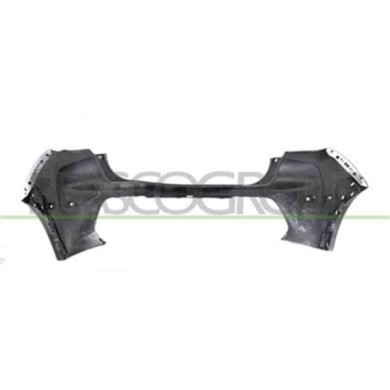 PG3311081_3.JPG Paraurti Posteriore Con Primer Con Fori Pdc E Park Assist+supporti Per Peugeot 208 Gt Line Dal 2019