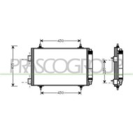 Condensatore Per Peugeot 307 Dal 2001 Al 2005