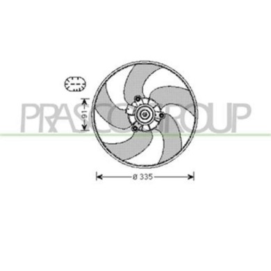 PG420F004_1.JPG Ventola Per Peugeot 307 Dal 2001 Al 2005