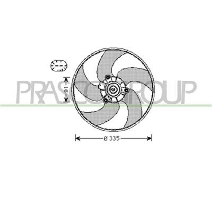 PG420F004_1.JPG Ventola Per Peugeot 307 Dal 2001 Al 2005