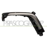 Cornice Griglia Destra Paraurti Con Modanatura Cromata Per Peugeot 308 (t7) Dal 2011 Al 2013