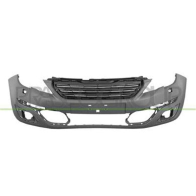 PG4281042_1.JPG Paraurti Anteriore Con Primer Con Fori Lavafari Per Peugeot 308 (t9) Dal 2013 Al 2017