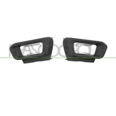 PG4302125_2.JPG Kit Griglie Paraurti Anteriore Nera Goffrata Con Sede Fendi Per Peugeot 308 (t9) Dal 2017 Al 2021