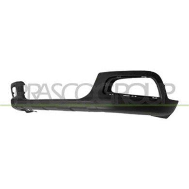 PG5001021_1.JPG Paraurti Anteriore Inferiore Nero/goffrato Con Fori Cornici Per Peugeot 2008 Dal 2013 Al 2016