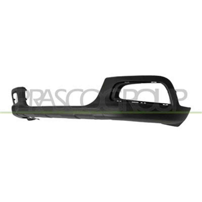 PG5001021_1.JPG Paraurti Anteriore Inferiore Nero/goffrato Con Fori Cornici Per Peugeot 2008 Dal 2013 Al 2016
