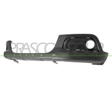 PG5001031_1.JPG Paraurti Anteriore Inferiore Nero/goffrato Con Sede Fendi Con Fori Cornice Per Peugeot 2008 Dal 2013 Al 2016