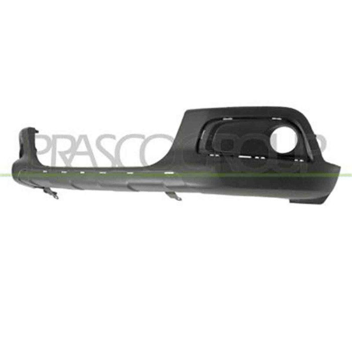 PG5001031_1.JPG Paraurti Anteriore Inferiore Nero/goffrato Con Sede Fendi Con Fori Cornice Per Peugeot 2008 Dal 2013 Al 2016