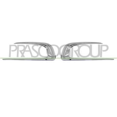 GUIDA_ALLA_SCELTA.JPG Kit Modanature Griglie Paraurti Anteriore Cromate (destra+sinistra) Per Peugeot 2008 Dal 2013 Al 2016