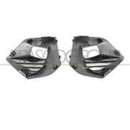 PG5042135_1.JPG Kit Griglie Paraurti Anteriore Nere Lucide Con Sede Fendi (destra+sinistra) Per Peugeot 2008 Dal 2019 Al 2023