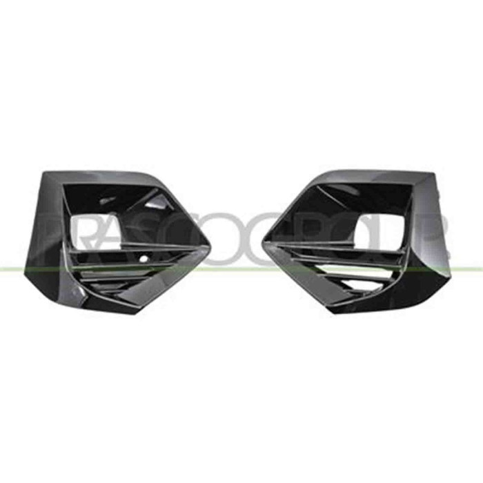 PG5042135_2.JPG Kit Griglie Paraurti Anteriore Nere Lucide Con Sede Fendi (destra+sinistra) Per Peugeot 2008 Dal 2019 Al 2023