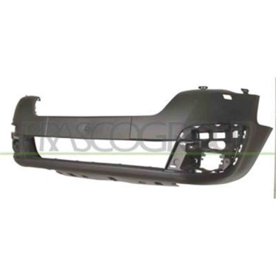PG9121021_1.JPG Paraurti Anteriore Nero Con Fori Lavafari Per Citroen Berlingo Dal 2015 Al 2018