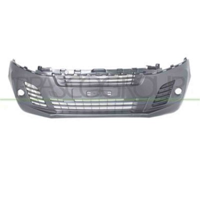 PG9241011_1.JPG Paraurti Anteriore Nero Goffrato Per Citroen Jumpy / Dispatch Dal 2016