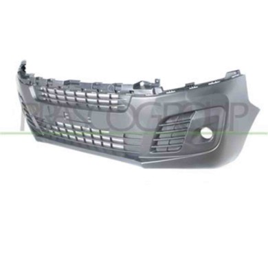 PG9241011_2.JPG Paraurti Anteriore Nero Goffrato Per Citroen Jumpy / Dispatch Dal 2016