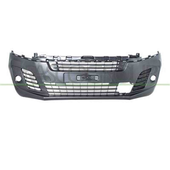 PG9241020_1.JPG Paraurti Anteriore Nero Goffrato Per Citroen Jumpy / Dispatch Dal 2016