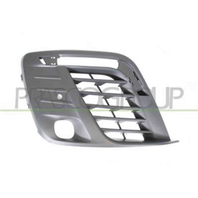 PG9252133_2.JPG Griglia Destra Paraurti Nera Con Fori Pdc Per Opel/vauxhall Vivaro C Dal 2019