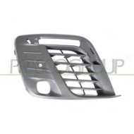 Griglia Destra Paraurti Nera Con Fori Pdc Per Opel/vauxhall Vivaro C Dal 2019
