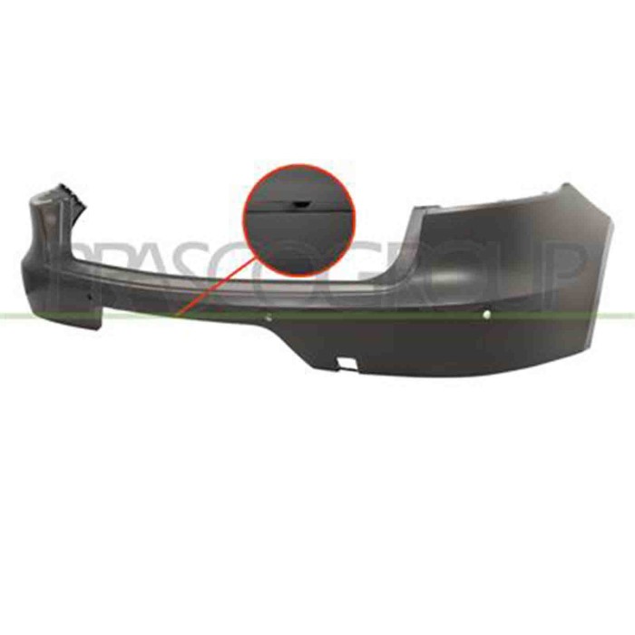 PR7501061_1.JPG Paraurti Posteriore Con Primer Per Porsche Macan (95b) Dal 2014 Al 2018