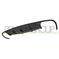 Spoiler Paraurti Posteriore Nero/goffrato Per Porsche Macan (95b) Dal 2014 Al 2018