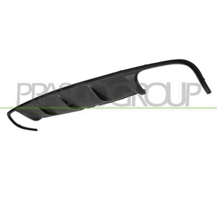 PR7501861_1.JPG Spoiler Paraurti Posteriore Nero/goffrato Per Porsche Macan (95b) Dal 2014 Al 2018