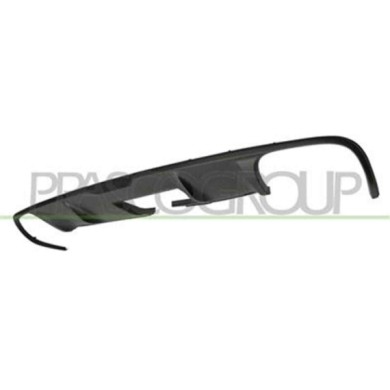 PR7501871_1.JPG Spoiler Paraurti Posteriore Nero/goffrato Per Porsche Macan (95b) Dal 2014 Al 2018