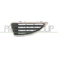 Griglia Radiatore Sinistra Cromata/nera Per Renault Megane Dal 1999 Al 2002