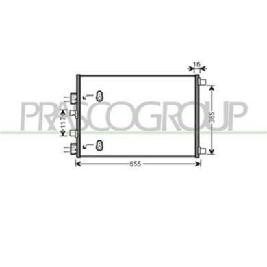 RN032C002_1.JPG Condensatore Per Renault Scenic Dal 2003 Al 2006