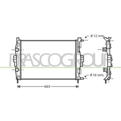 RN032R005_1.JPG Radiatore Per Renault Scenic Dal 2003 Al 2006